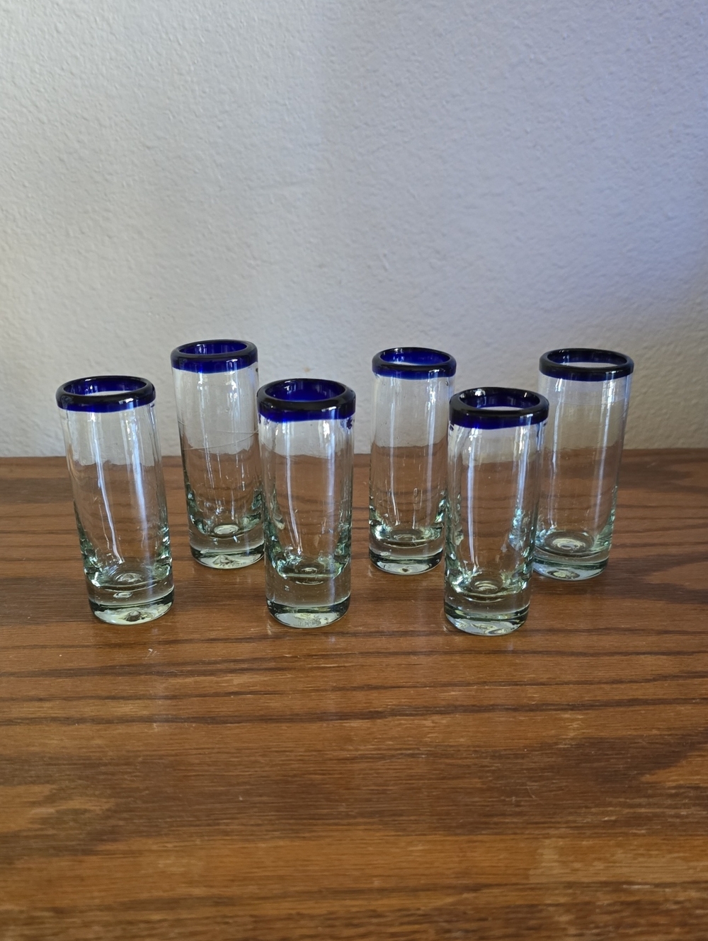 Set of 6 Made in Mexico Double Shot Glasses